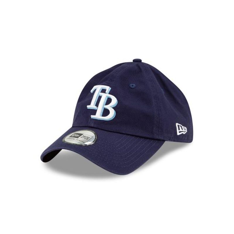 MLB Tampa Bay Rays Casual Classic Adjustable (SFN9604) - Blue New Era Caps